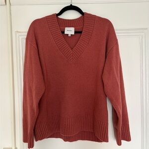 Reformation Cashmere V-Neck Sweater